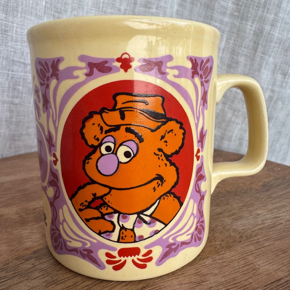 Vintage 1978‎ Kiln Craft The Muppet Show Fozzie Bear Mug Made in England